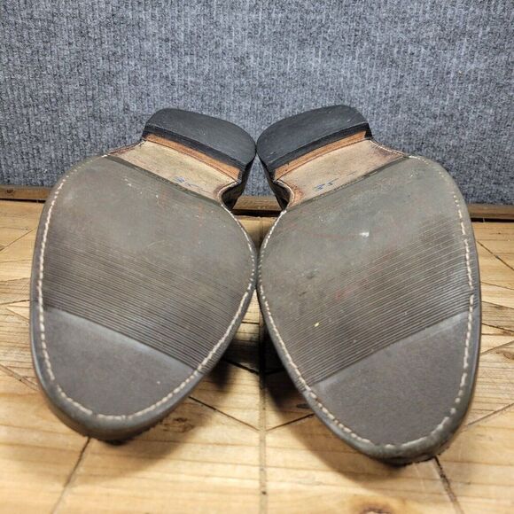 Allen Edmonds Mens Bradley Oxford SZ‎ 14B Narrow Split Toe Blucher Black Leather - Picture 9 of 12